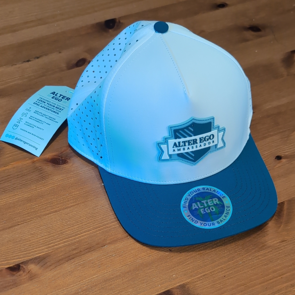 Alter Ego Blue and White Men's Cap